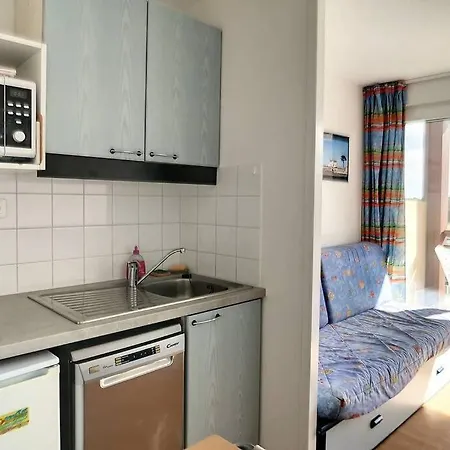 Apartmán V-marin 05-vieux Boucau 4 Personnes Avec Vue Sur Marin Dans Avec Piscine Vieux-Boucau-les-Bains