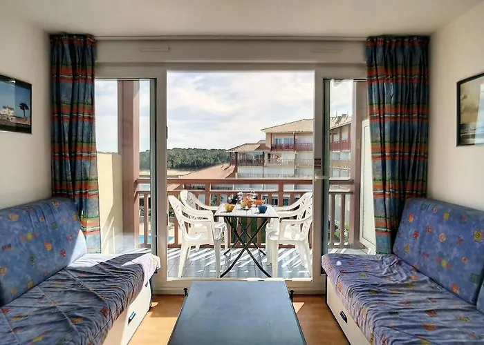 Apartament V-marin 05-vieux Boucau 4 Personnes Avec Vue Sur Marin Dans Avec Piscine
